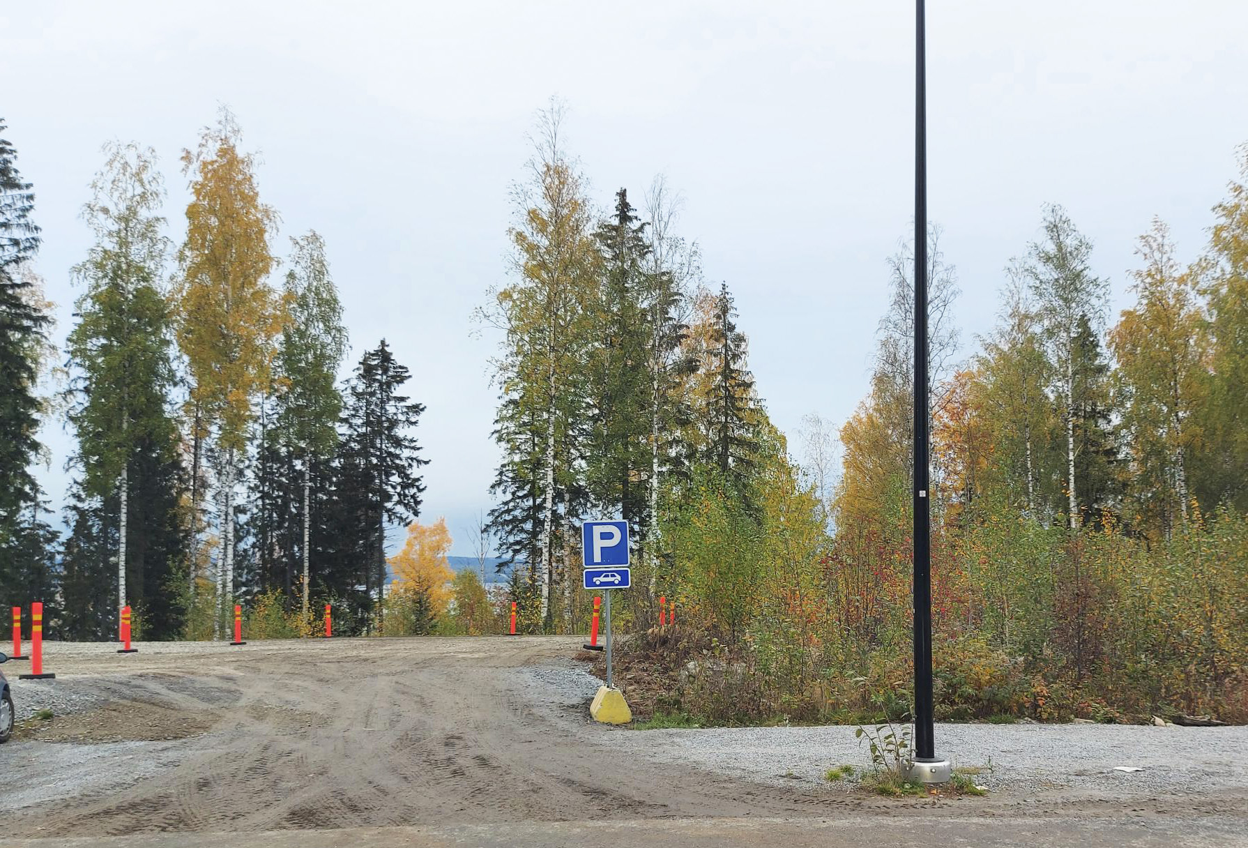 Soljan alueen väliaikainen pysäköintialue on valmistunut.